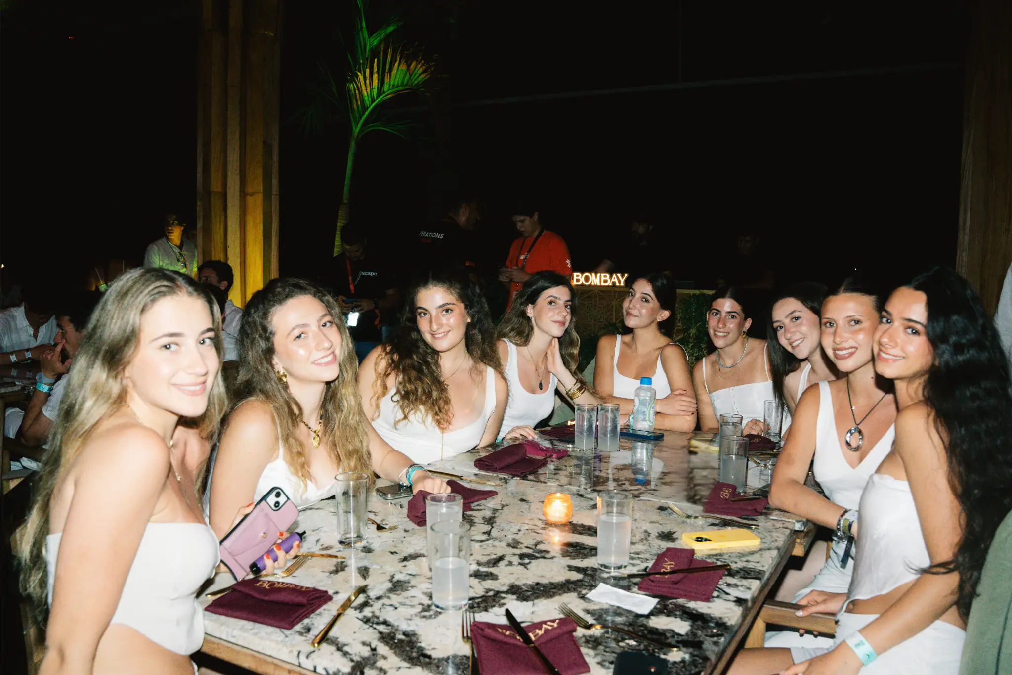 White Prom Dinner